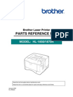 Brother HL-1850, 1870n Parts Manual