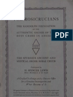 The Rosicrucians in America. The False vs. The True Order of The Rosy Cross, by Dr. Clymer