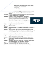 Risk Register Template