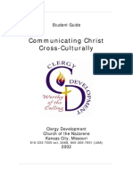 Communicating Christ Cross-Culturally Student Course Book