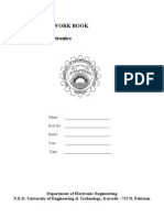 Basic Electronics Course Lab Workbook