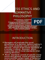 Business Ethics and Normative Philosophy