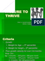 Failure To Thrive