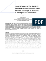 The Intellectual Warfare of Dr. Jacob H. Carruthers and The Battle For Ancient Nubia As A Foundational Paradigm in Africana Studies: Thoughts and Reflections - by Josef Ben Levi