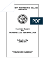 Seminar Report - 4g Wireless Technology