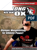 Strong As An Ox Olympic Weightlifting Program Manual PDF