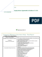 Whitespace Innovation Study - Identification of Key Emerging Business Opportunities in Healthcare To 2020 - New EcosystemsMarch, 2013