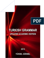 TURKISH GRAMMAR UPDATED ACADEMIC EDITION YÜKSEL GÖKNEL March 2013-Signed