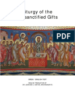 Liturgy of The Presanctified Gifts: Greek / English Text