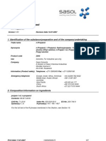 N Propanol MSDS