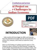 Many Challenges On Indian Economy