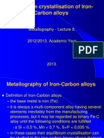 Iron-Carbon Phase Diagrams