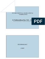 B. Madhusudhana Rao, M.E., LL.B.,: Environmental Legislation & Compliance