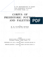 PETRIE, W M F - Corpus Pottery and Paletes