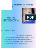 Prescribing Regimens of Feeding Jejunostomy