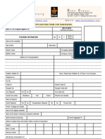 Manipal University, Dubai - Application Form