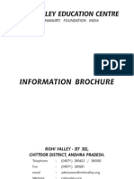 Rishi Valley Public School Information - Brochure - 2011