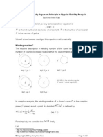 Introduction of Cauchy Argument Principle in Nyquist Stability Analysis 