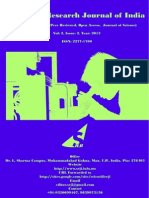 Scientific Research Journal of India (SRJI) Vol-2 Issue-2 Year-2013