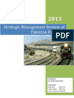 A Strategic Management Review of Pakistan Railways