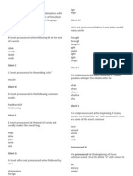 Here Is A List of Common Letter Combinations With Silent Letters