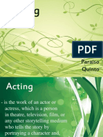 Acting