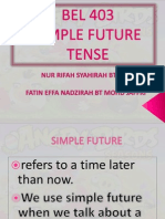 UiTM's Assignment: Presentation of Simple Future Tense