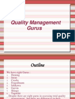 Quality Management Gurus