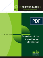 Overview of Constitution of Pakistan PDF