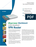 Multiple VPN Tunnels Firewall Security & Parental Control Internet Sharing With Built-In 8-Port Switch Operating System Independent