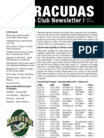 BarracudasNewsletter Issue1