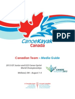 Media Guide - CanoeKayak Canada Jr-U23 Worlds