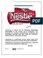 Marketing Process of Nestle Corporation