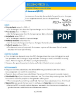 IB Economics SL 3 - Elasticities