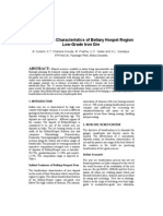 Beneficiation Characteristics of Bellary Hospet Region Low-Grade Iron Ore