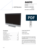 9619 Sanyo LCD-32XH4 Chassis UH2-L Manual de Servicio