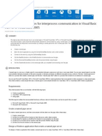 How To Use Named Pipes For Interprocess Communication in Visual Basic