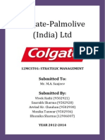 Colgate-Palmolive (India) LTD: Submitted To