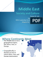 Middle East Society & Culture