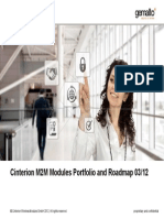 Cinterion M2M Modules Portfolio and Roadmap 2012 03