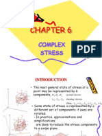 Chapter 6 - COMPLEX STRESS