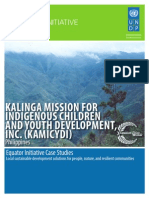 Case Studies UNDP: KALINGA MISSION FOR INDIGENOUS CHILDREN AND YOUTH DEVELOPMENT INC (KAMICYDI), Philippines