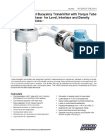 244LD Intelligent Buoyancy Transmitter With Torque Tube and Displacer For Level, Interface and Density - All Versions