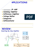 Op Amp Application