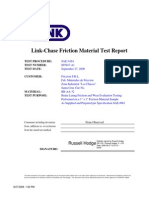 Link - Chase Friction Material Test Report