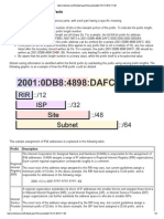 IPv6 Prefix and Subnetting Facts PDF