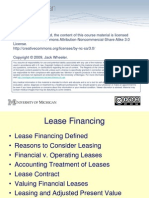 HMP607 F08 Lecture19 LeaseFinancing