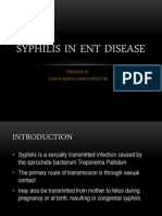 Syphilis in Ent Disease