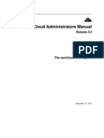 Owncloud Administrators Manual: Release 5.0