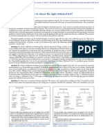 Editorial How To Choose The Right Statistical Test?